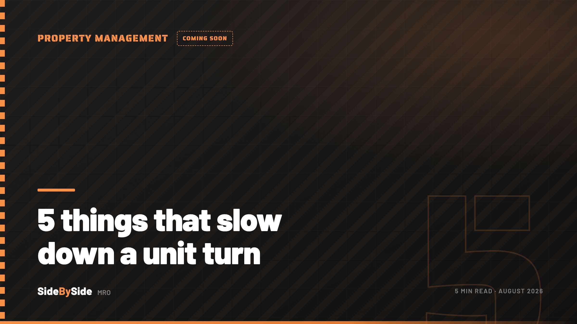 Five things that slow down a rental unit turn in South Jersey